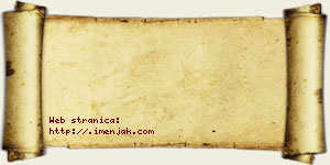 Alimpije Tomaš vizit kartica